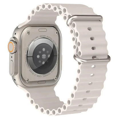 Smartwatch Ultra Pro - El Reloj Inteligente Más Completo Del Mercado [2 correas negro + blanco]